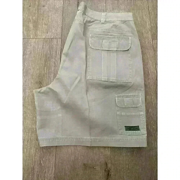 Eddie Bauer Shorts Mens 40 Khaki Tan Field Short Legend Cargo Pockets Cotton - Picture 9 of 9